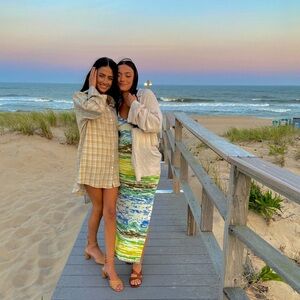 ZARA knit maxi dress. Size Medium. Multi-colored.